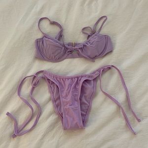 Target purple underwire bikini